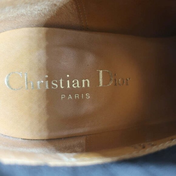 Christian Dior L.A. Ankle Boots Black Leather Size 36.5 Western Booties - Picture 9 of 12